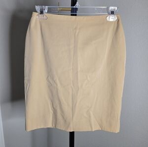 Ralph Lauren Classic Beige Pencil Skirt